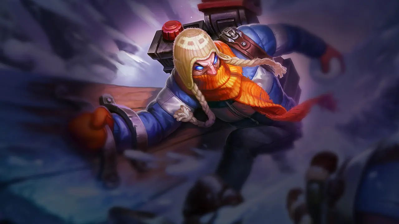 Snow Day Singed splash art