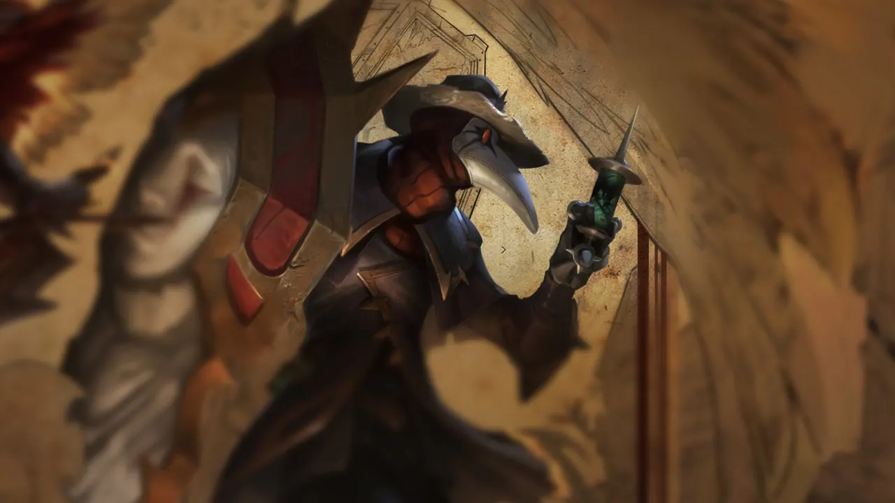 Black Scourge Singed splash art