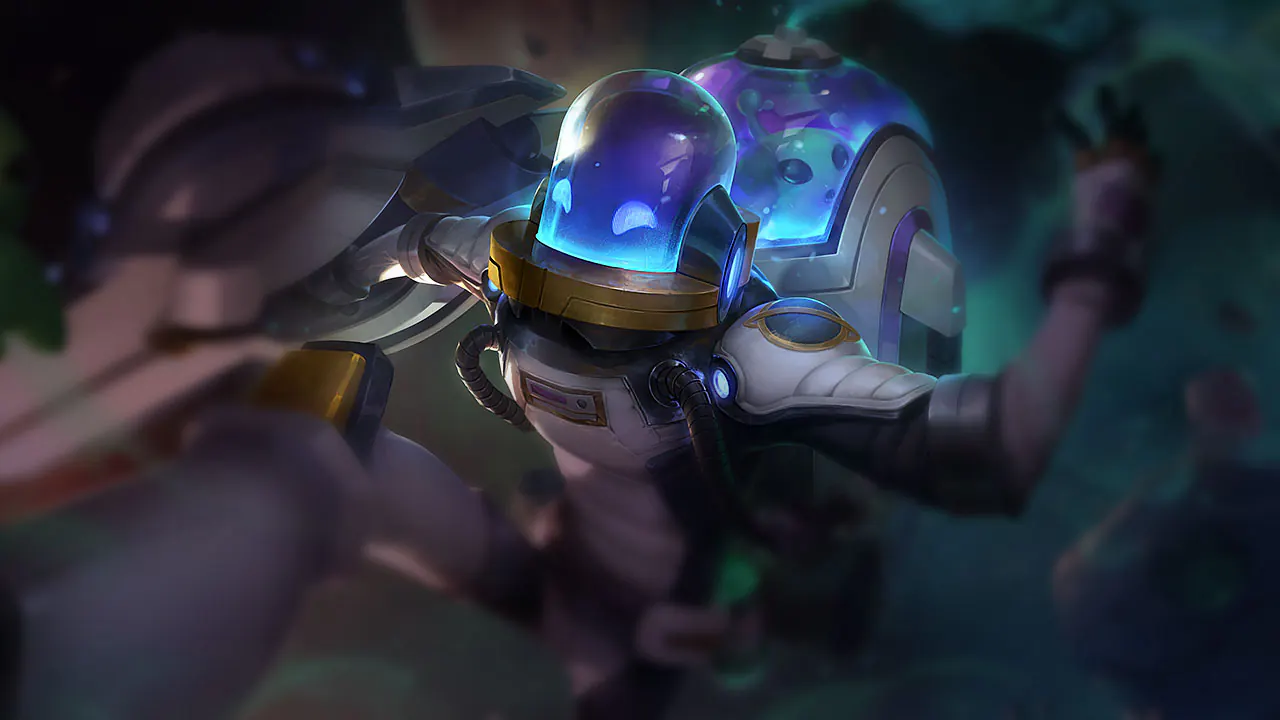 Astronaut Singed splash art