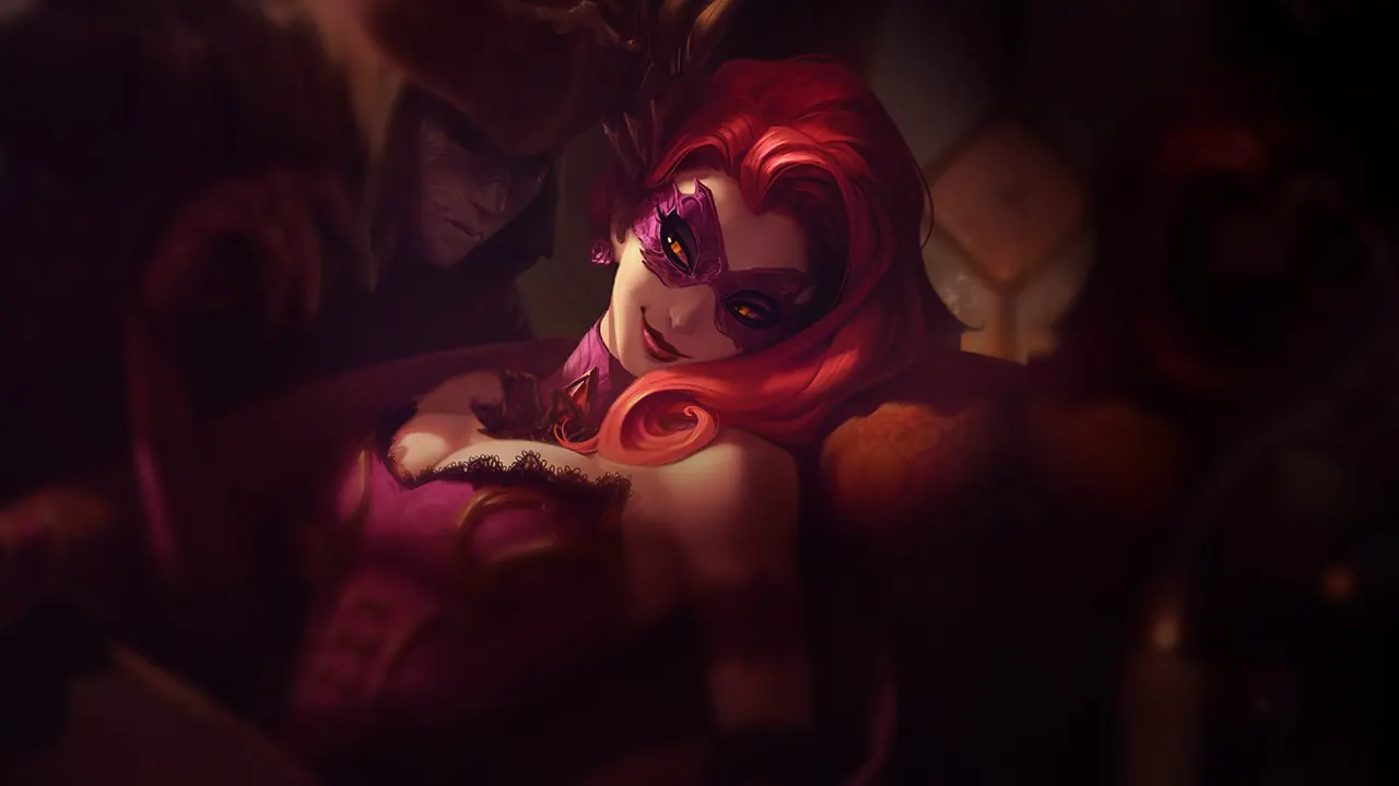 Masquerade Evelynn splash art