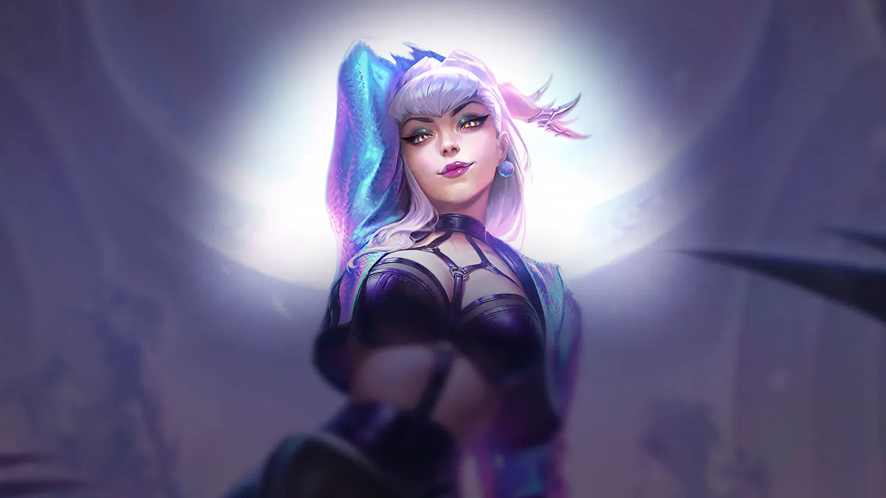 K/DA ALL OUT Evelynn splash art
