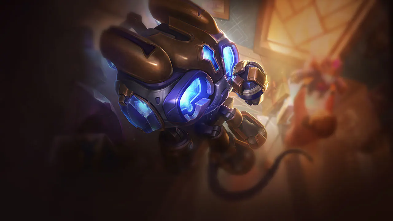 Hextech Amumu splash art