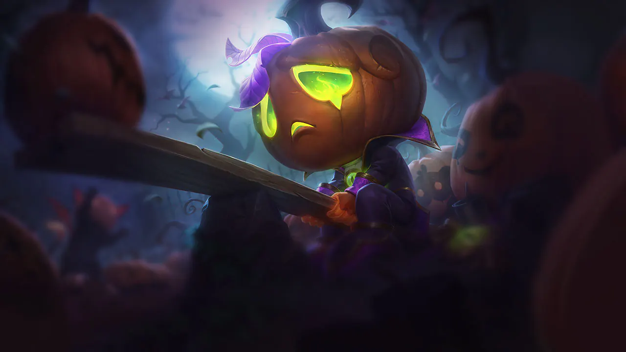 Pumpkin Prince Amumu splash art