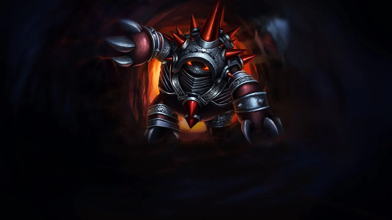 Chrome Rammus splash art