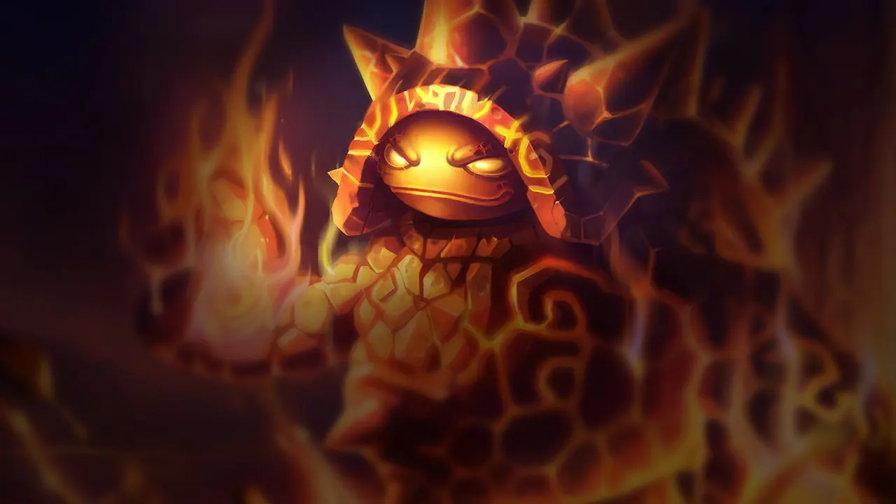 Molten Rammus splash art