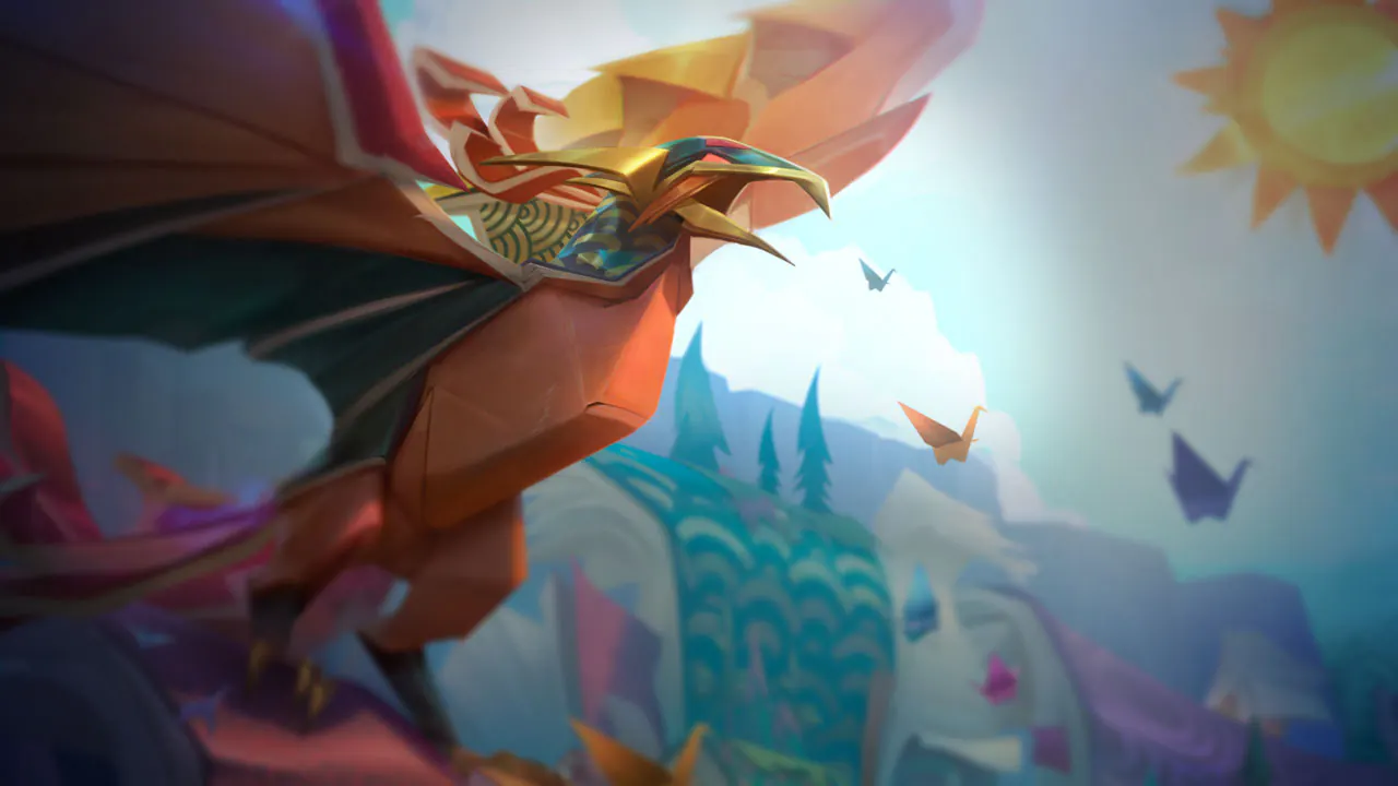 Papercraft Anivia splash art