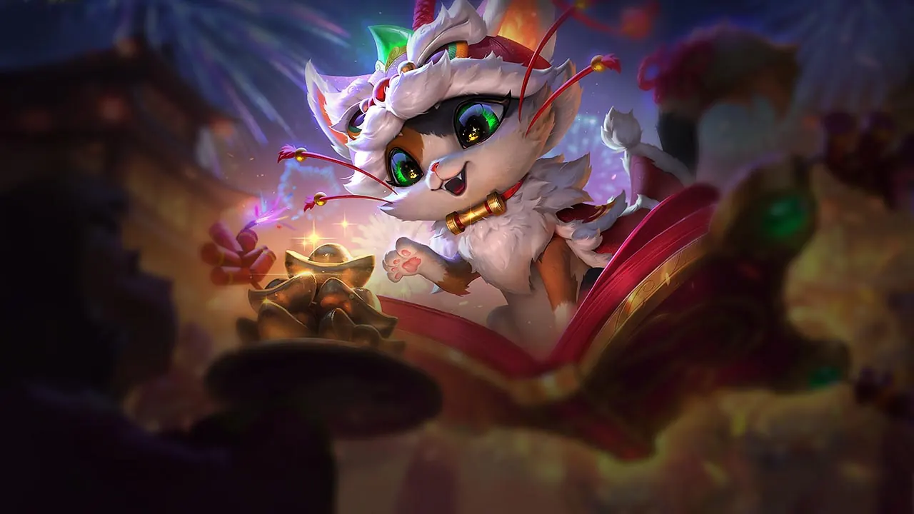 Firecracker Yuumi splash art