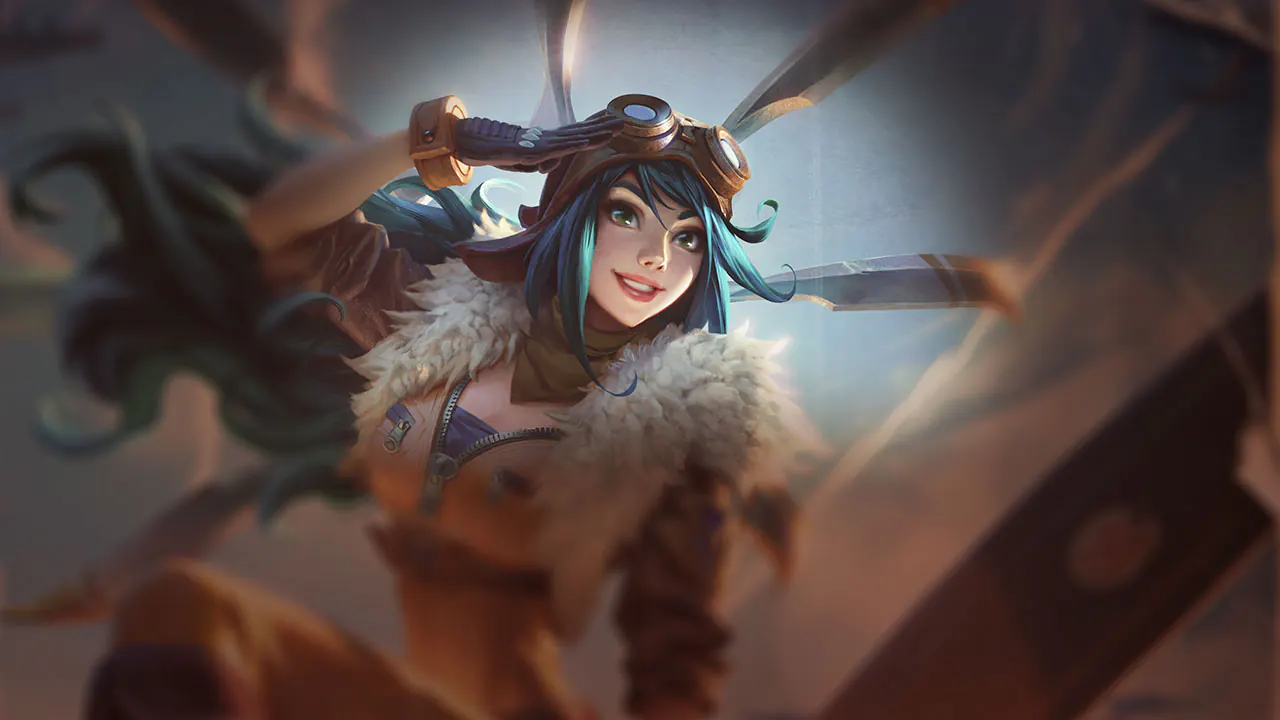 Aviator Irelia splash art