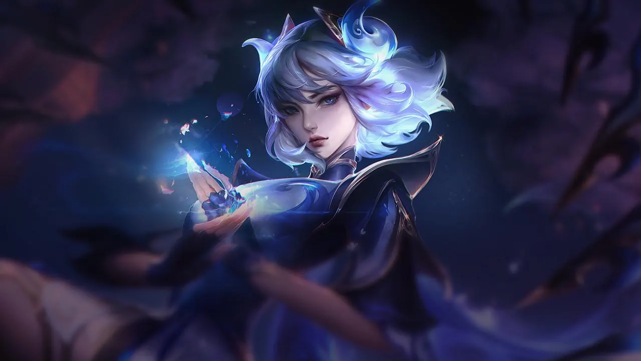 Porcelain Irelia splash art