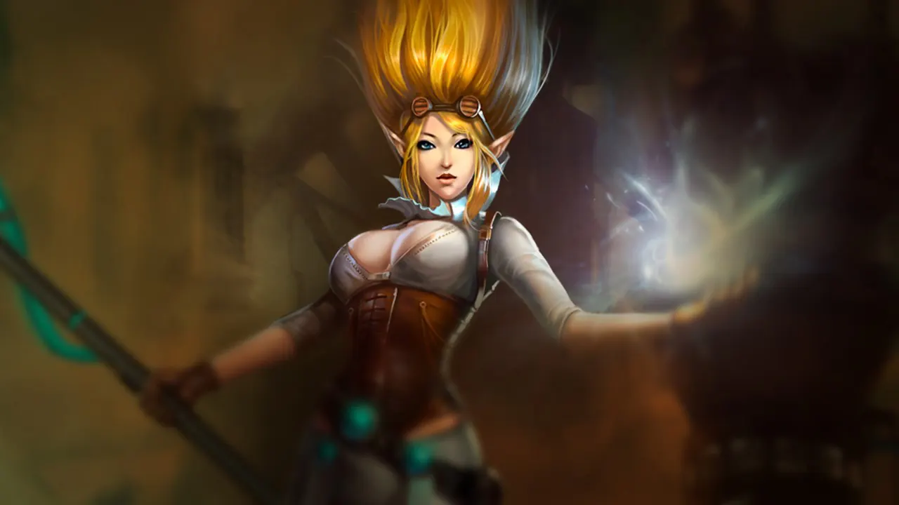 Hextech Janna splash art