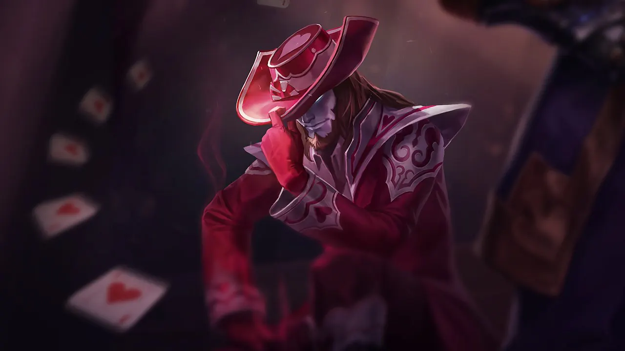 Jack of Hearts Twisted Fate splash art