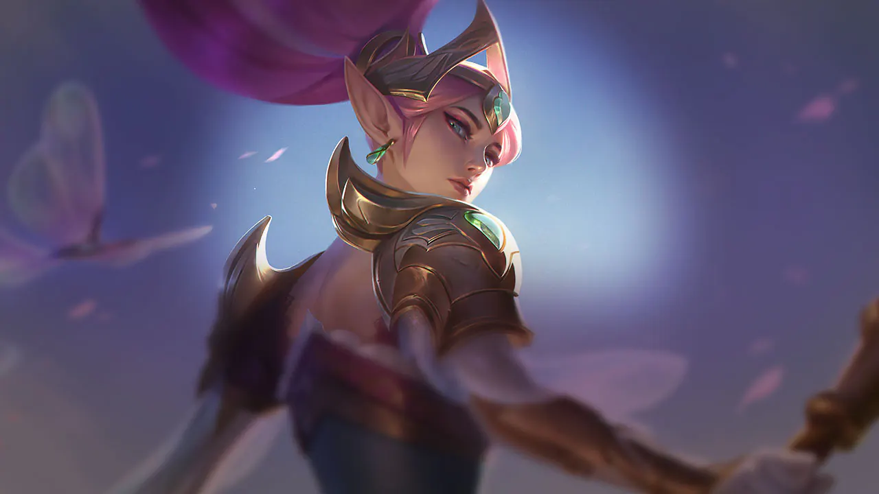 Battle Queen Janna splash art