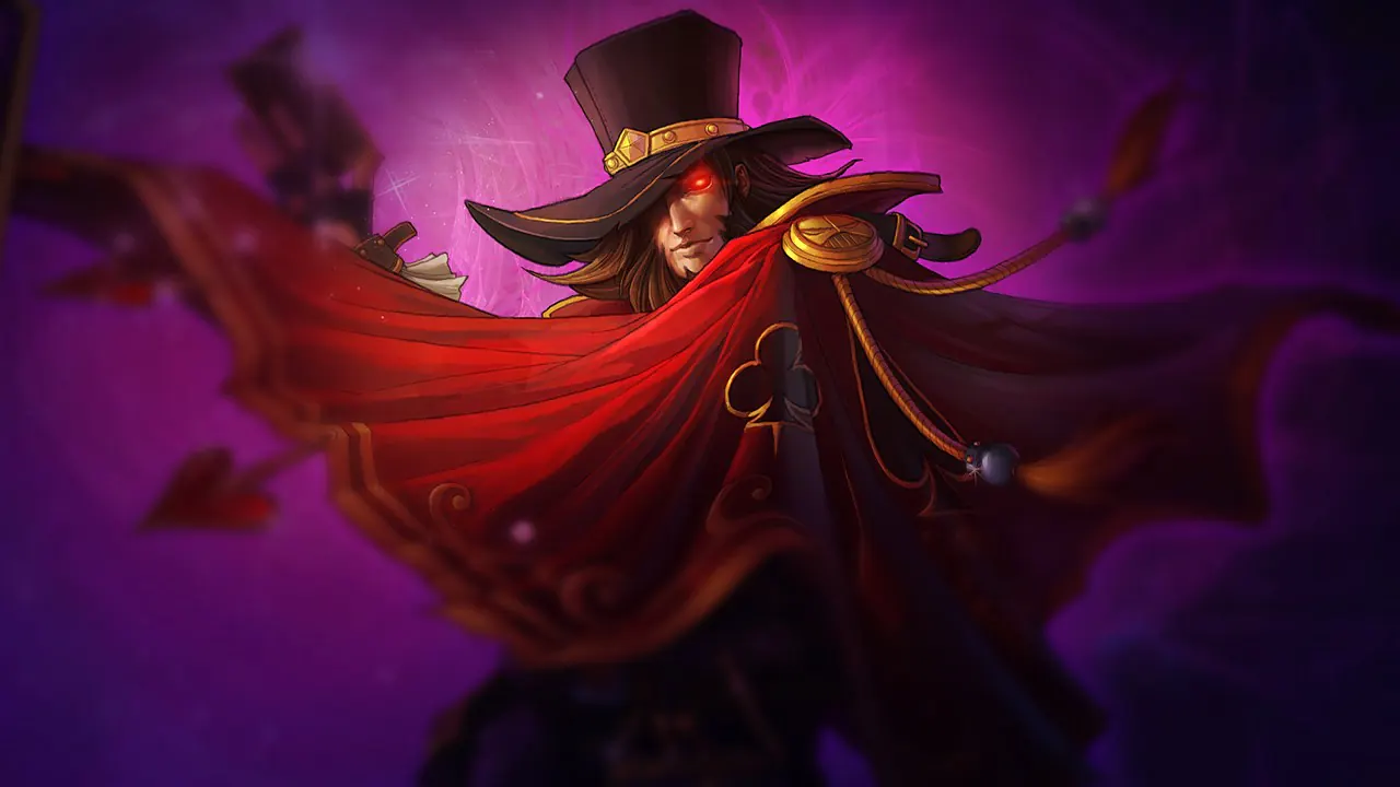 The Magnificent Twisted Fate splash art