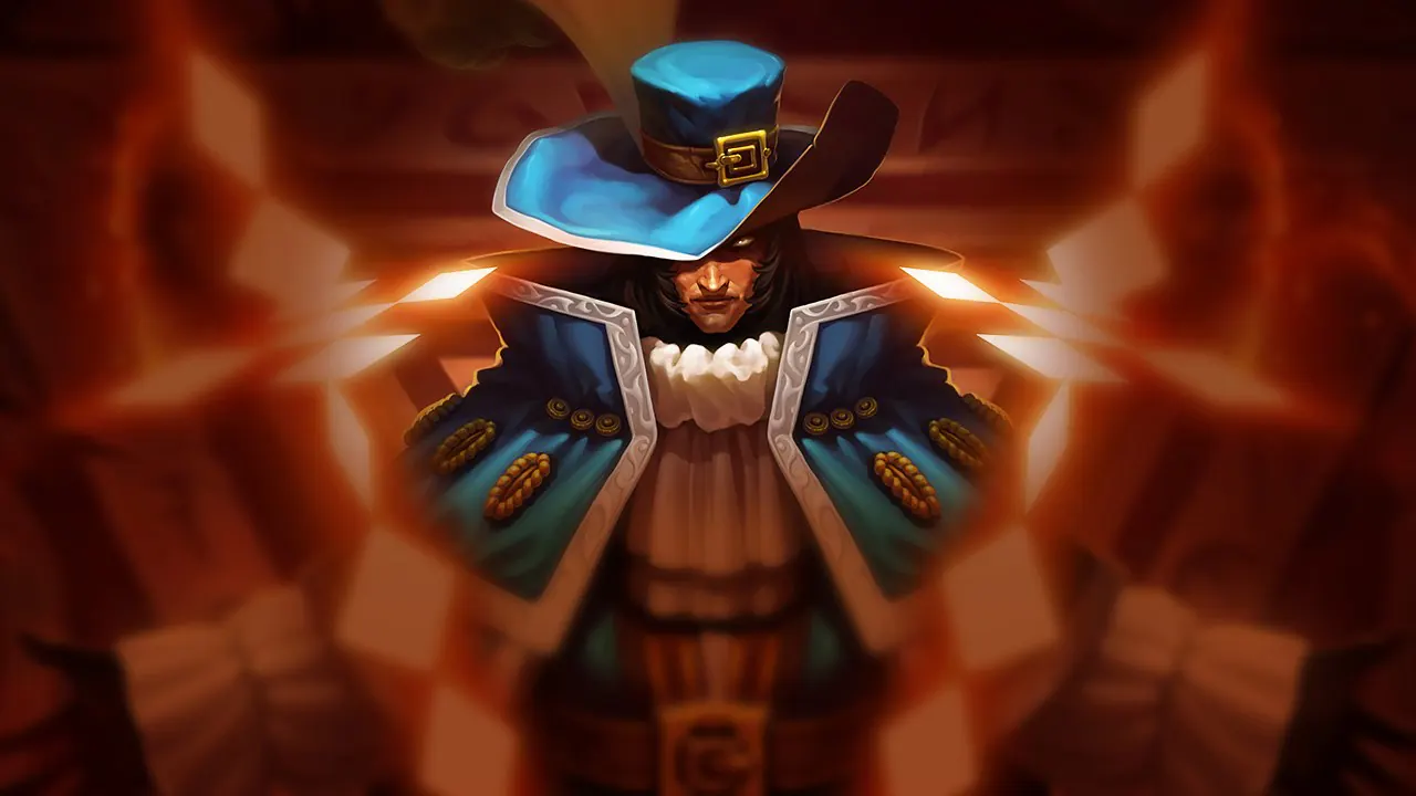 Musketeer Twisted Fate splash art