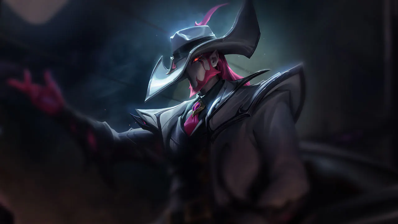 Crime City Nightmare Twisted Fate splash art