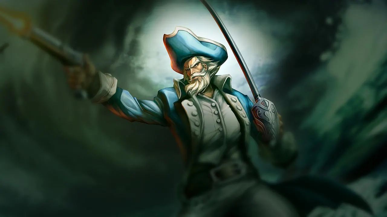 Minuteman Gangplank splash art