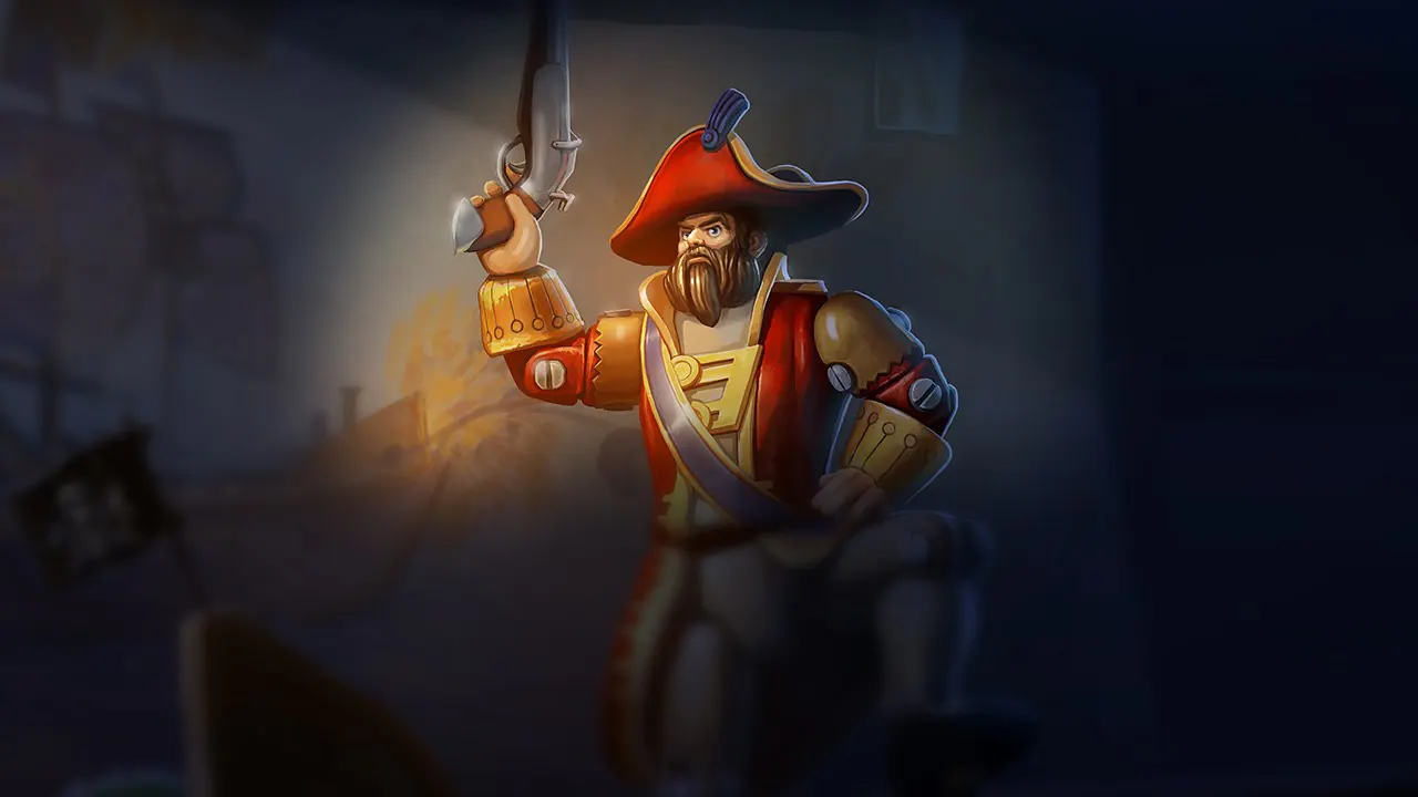 Toy Soldier Gangplank splash art