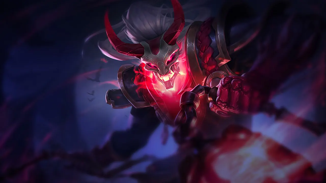 Blood Moon Thresh splash art