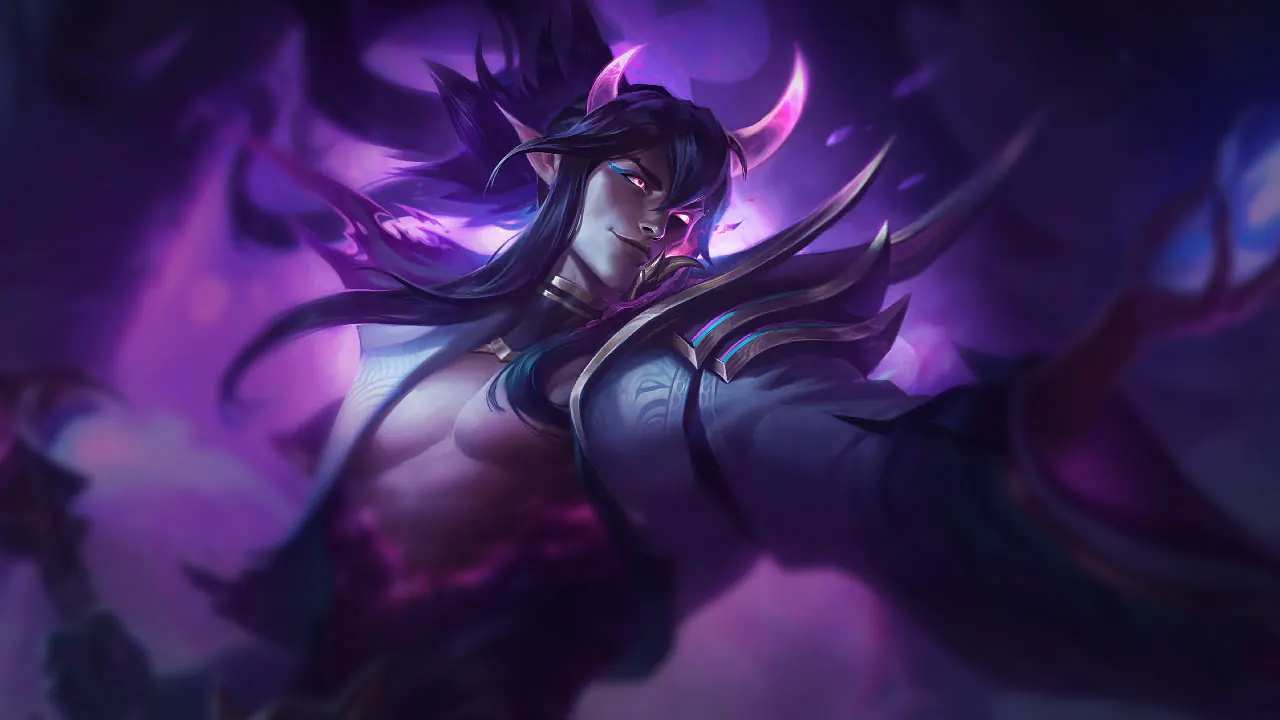 Spirit Blossom Thresh splash art
