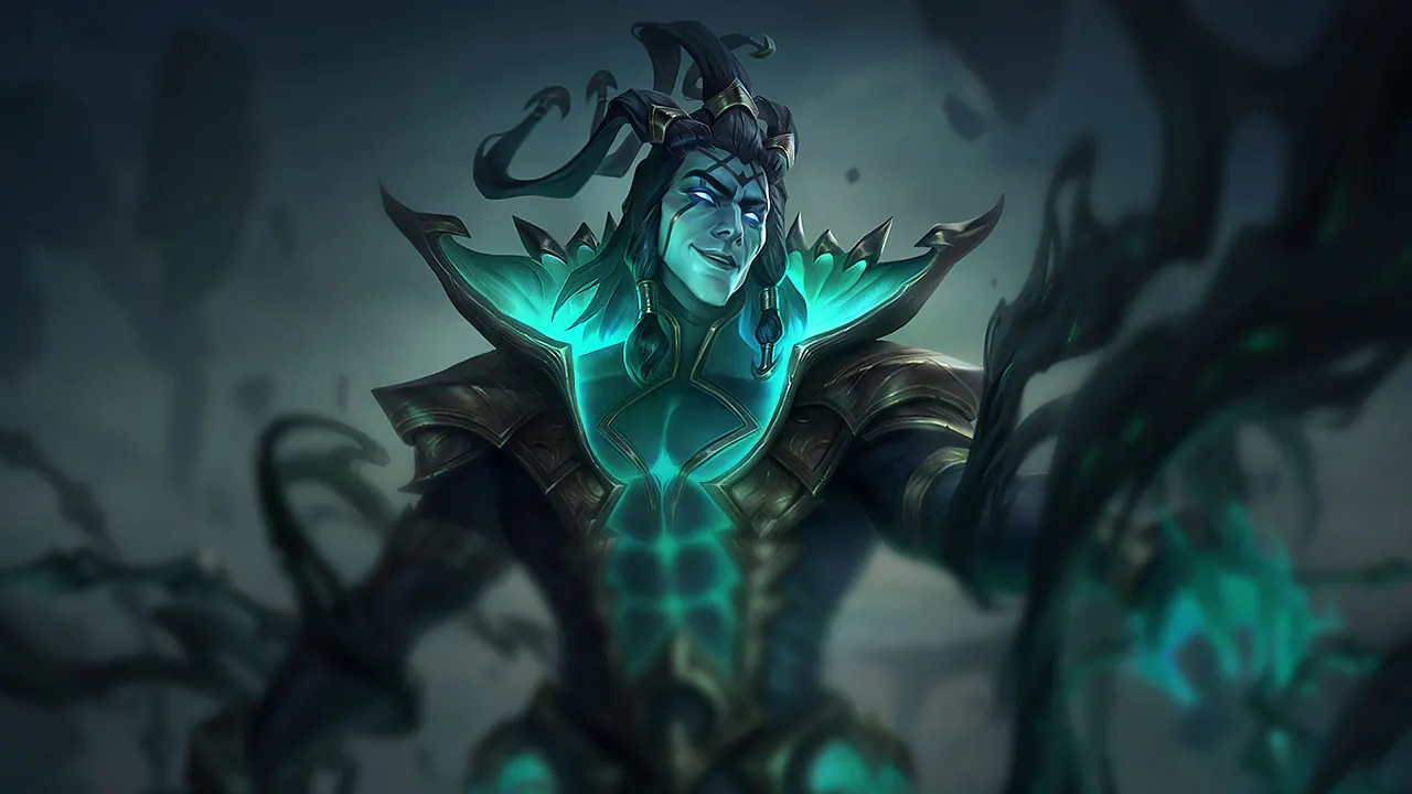 Unbound Thresh splash art