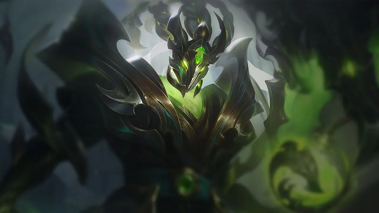 Steel Dragon Thresh splash art