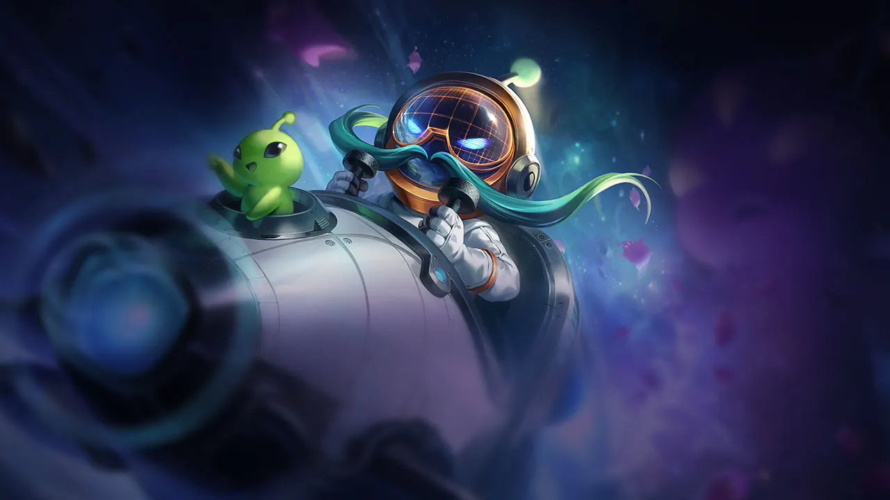 Astronaut Corki splash art