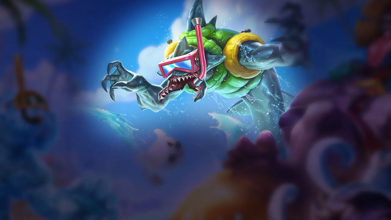 Pool Party Rek'Sai splash art