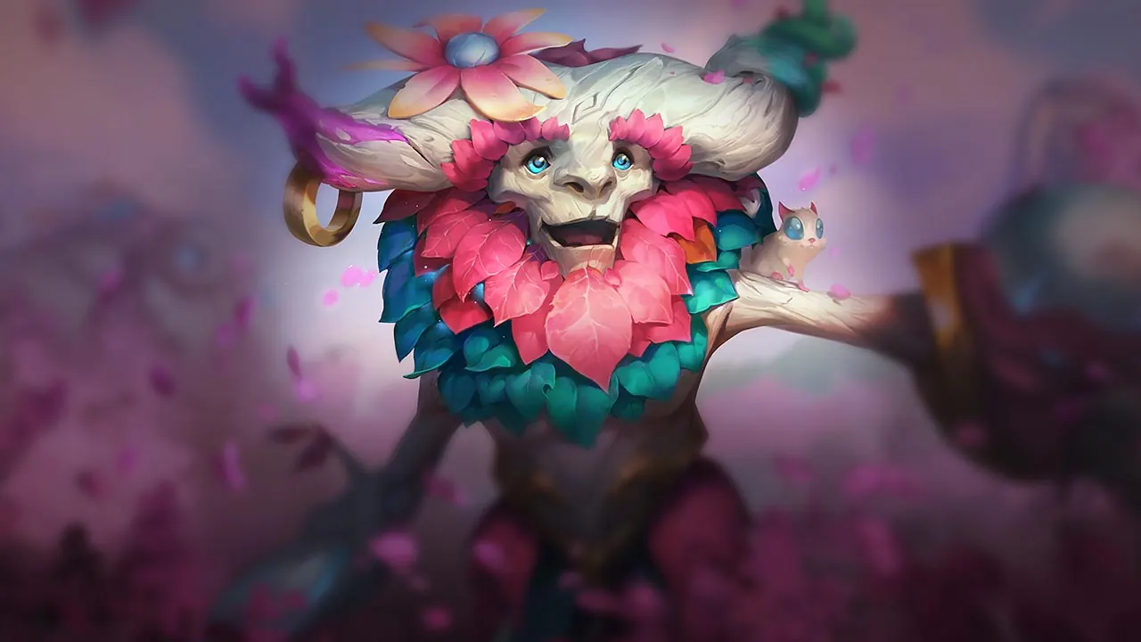 Spirit Blossom Ivern splash art
