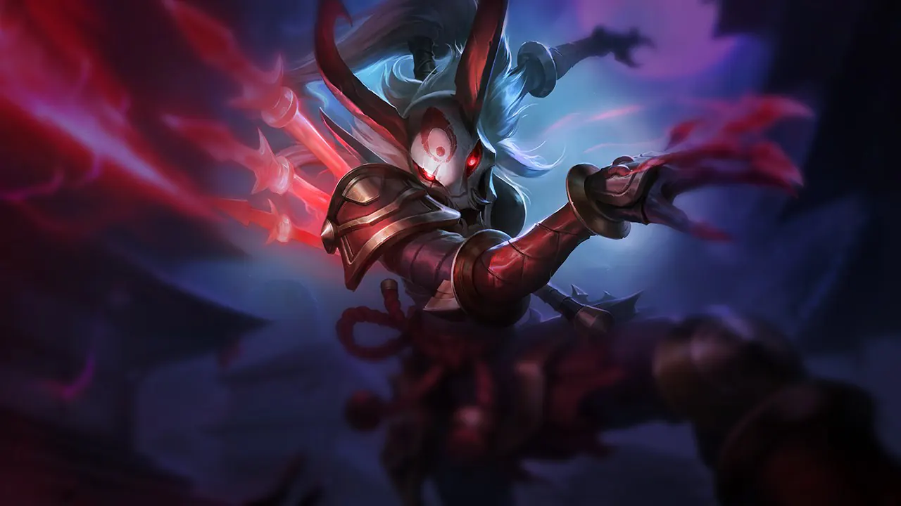 Blood Moon Kalista splash art