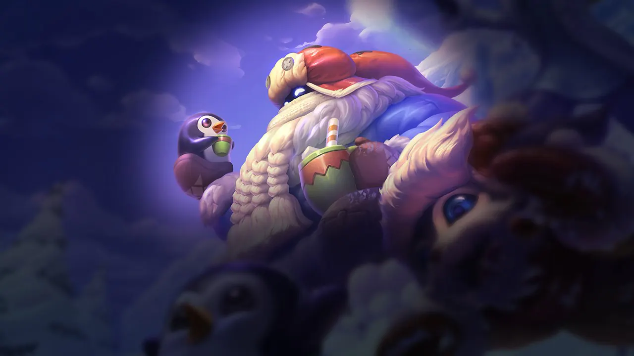 Snow Day Bard splash art