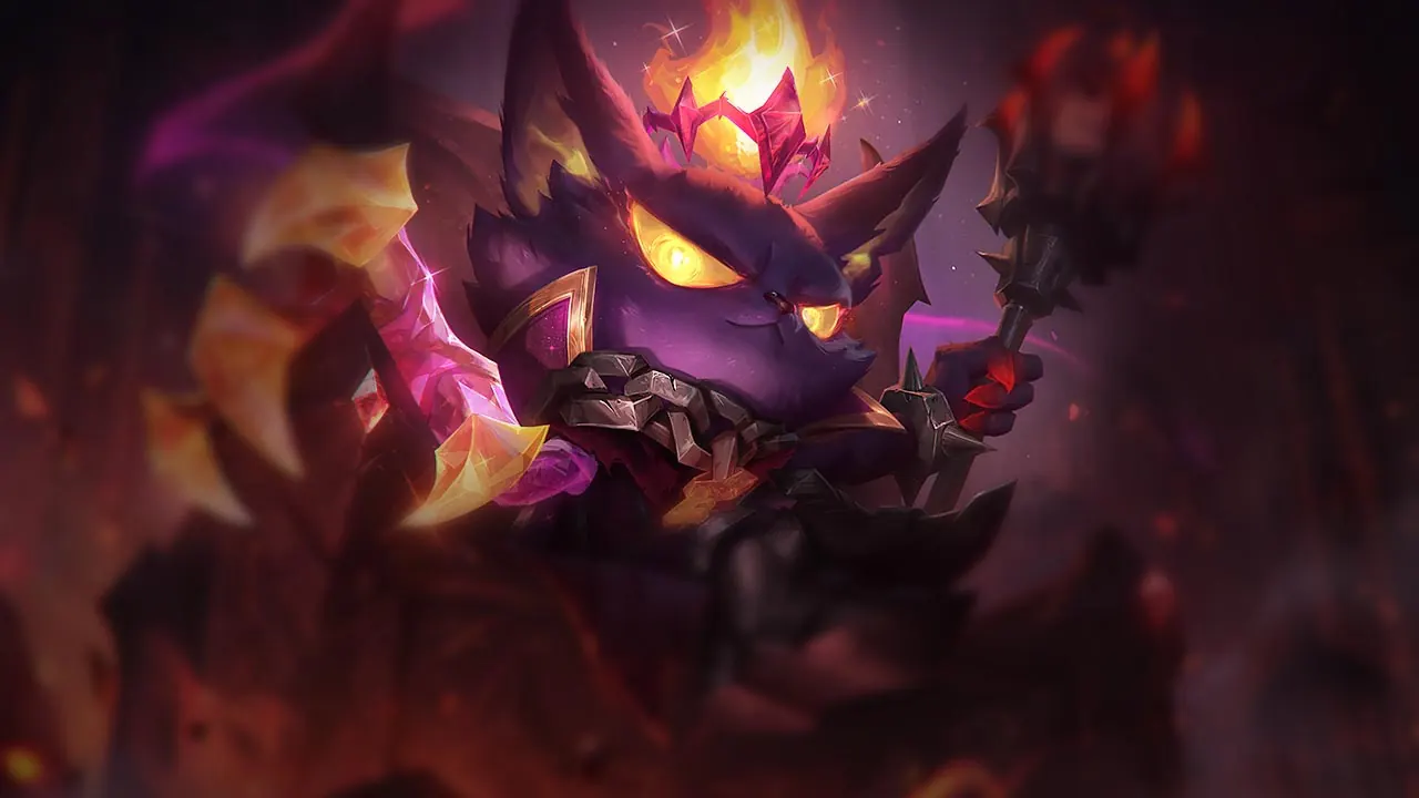 Prestige Magma Chamber Veigar splash art