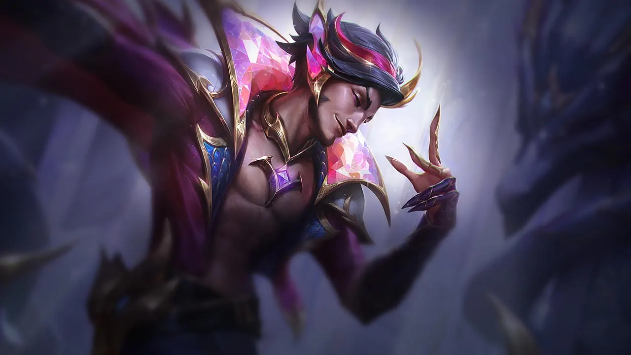Prestige Dragonmancer Rakan splash art