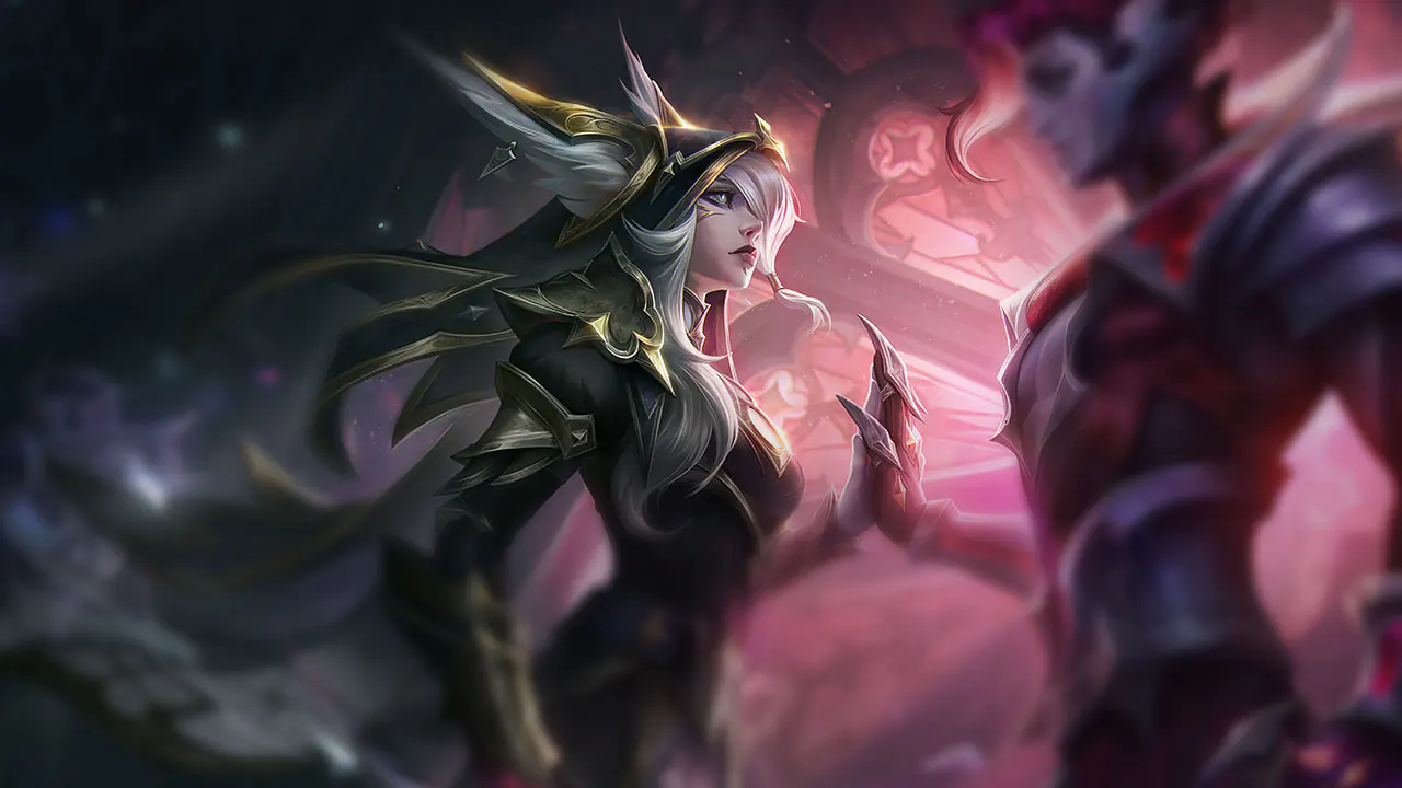 Broken Covenant Xayah splash art