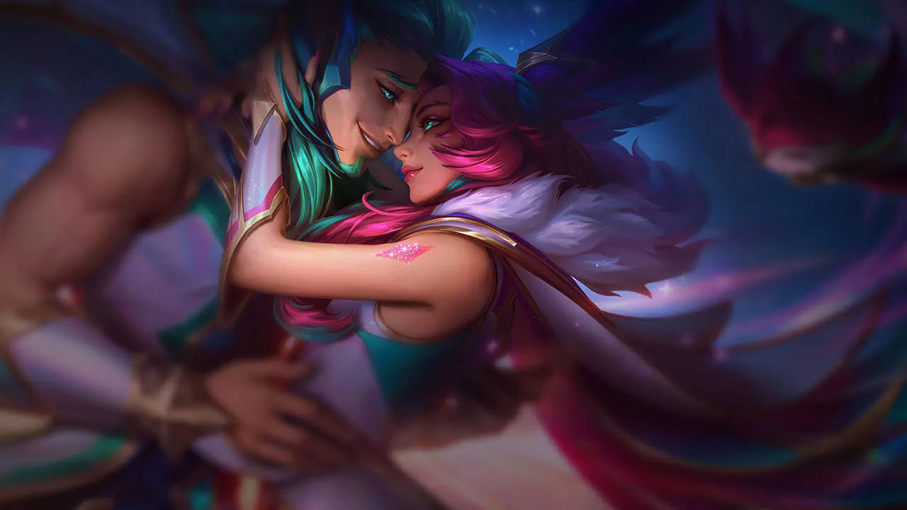 Redeemed Star Guardian Xayah splash art