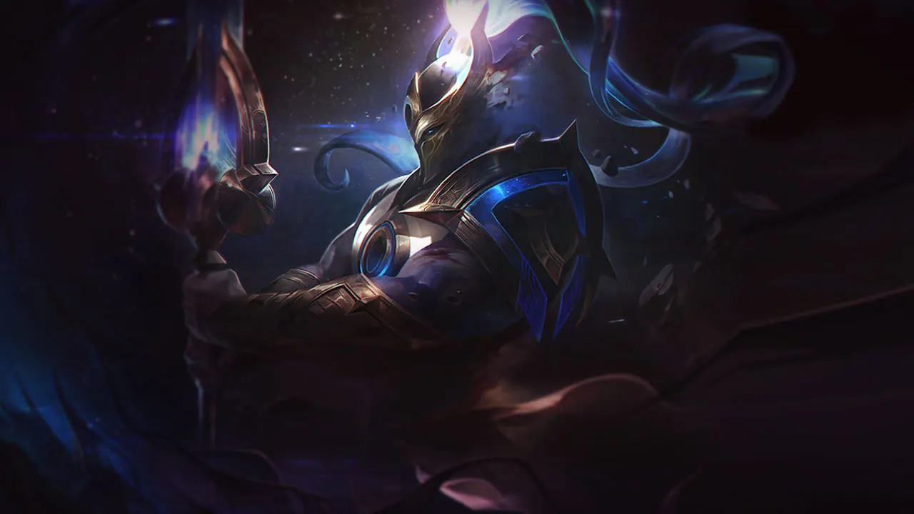 Cosmic Defender Xin Zhao splash art