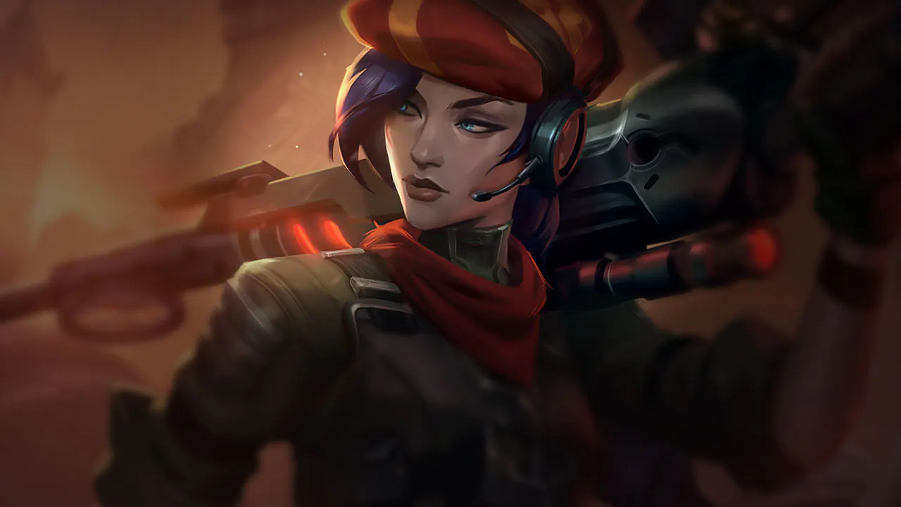 Resistance Caitlyn splash art