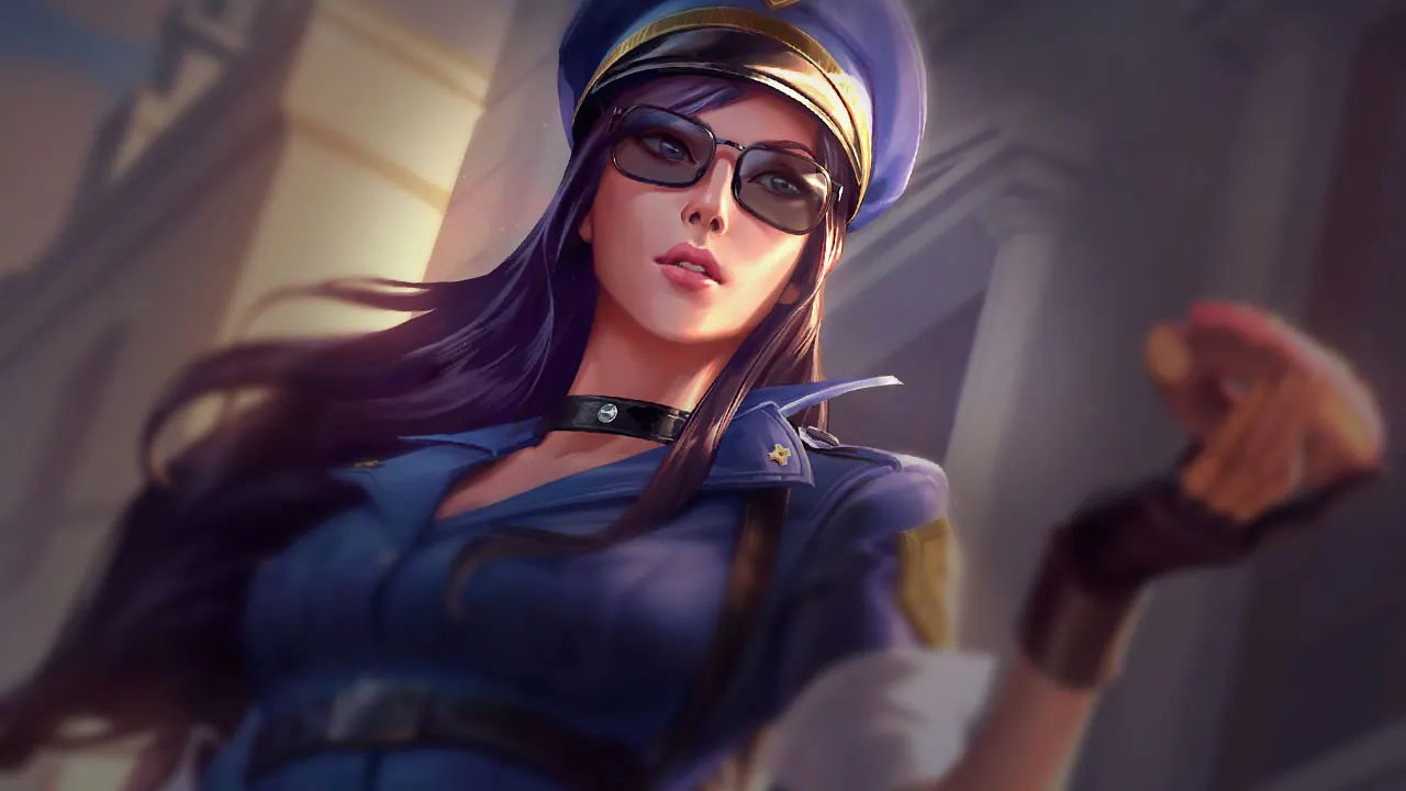 Officer Caitlyn splash art