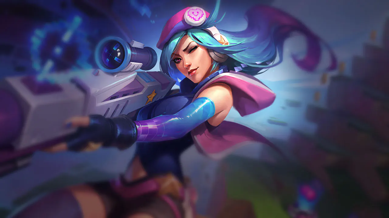 Arcade Caitlyn splash art