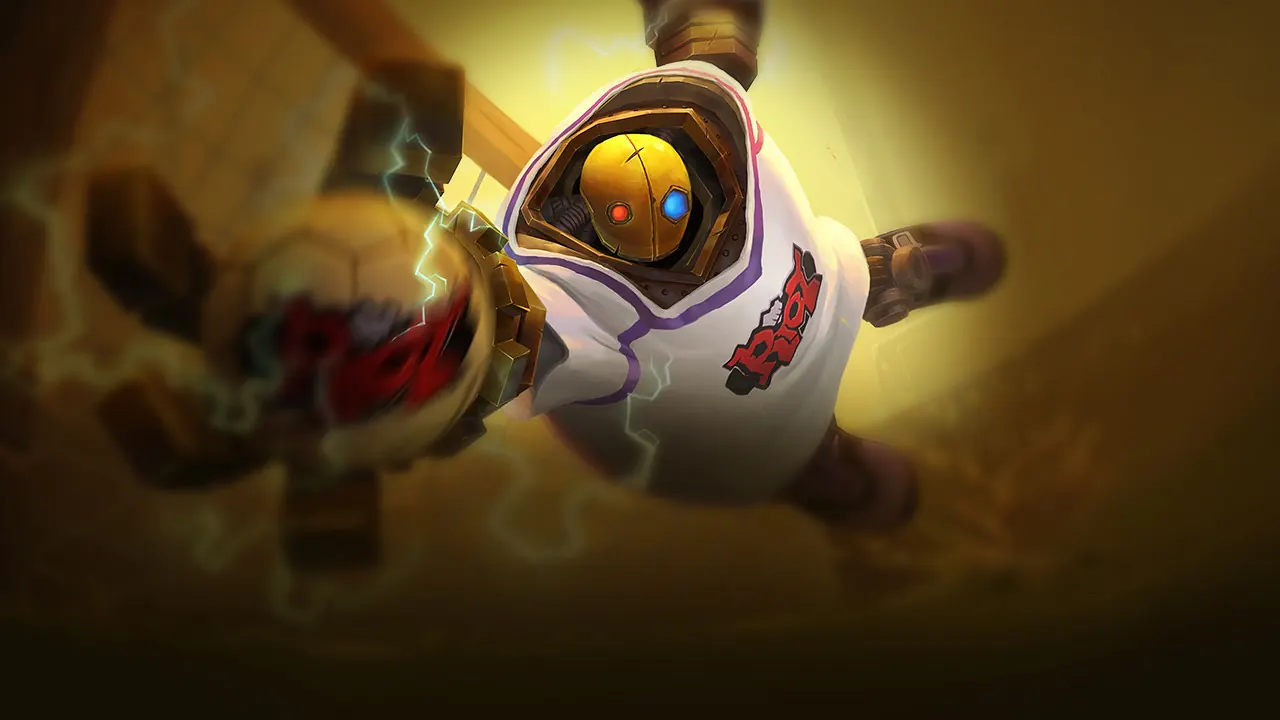 Goalkeeper Blitzcrank splash art