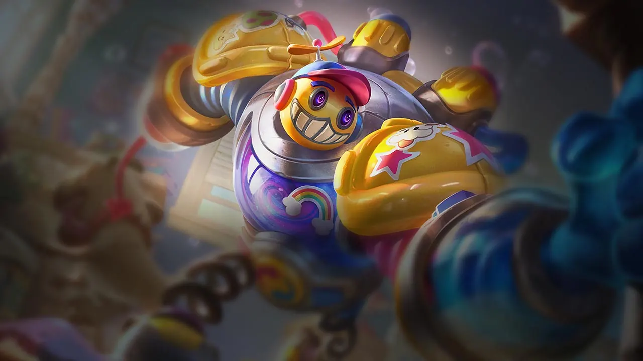 Bubble Bash Blitzcrank splash art
