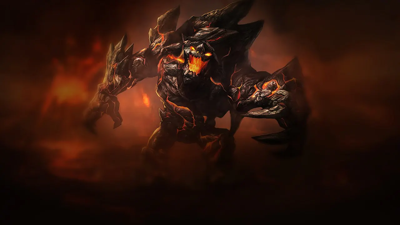 Obsidian Malphite splash art