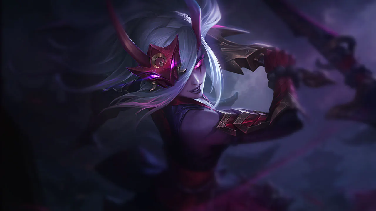 Blood Moon Katarina splash art