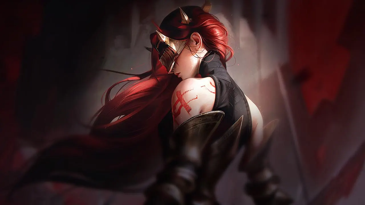 Chosen of the Wolf Katarina splash art