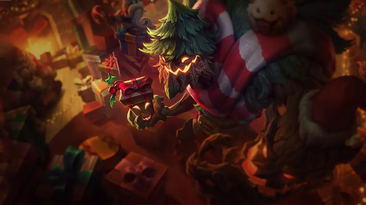 Festive Maokai splash art
