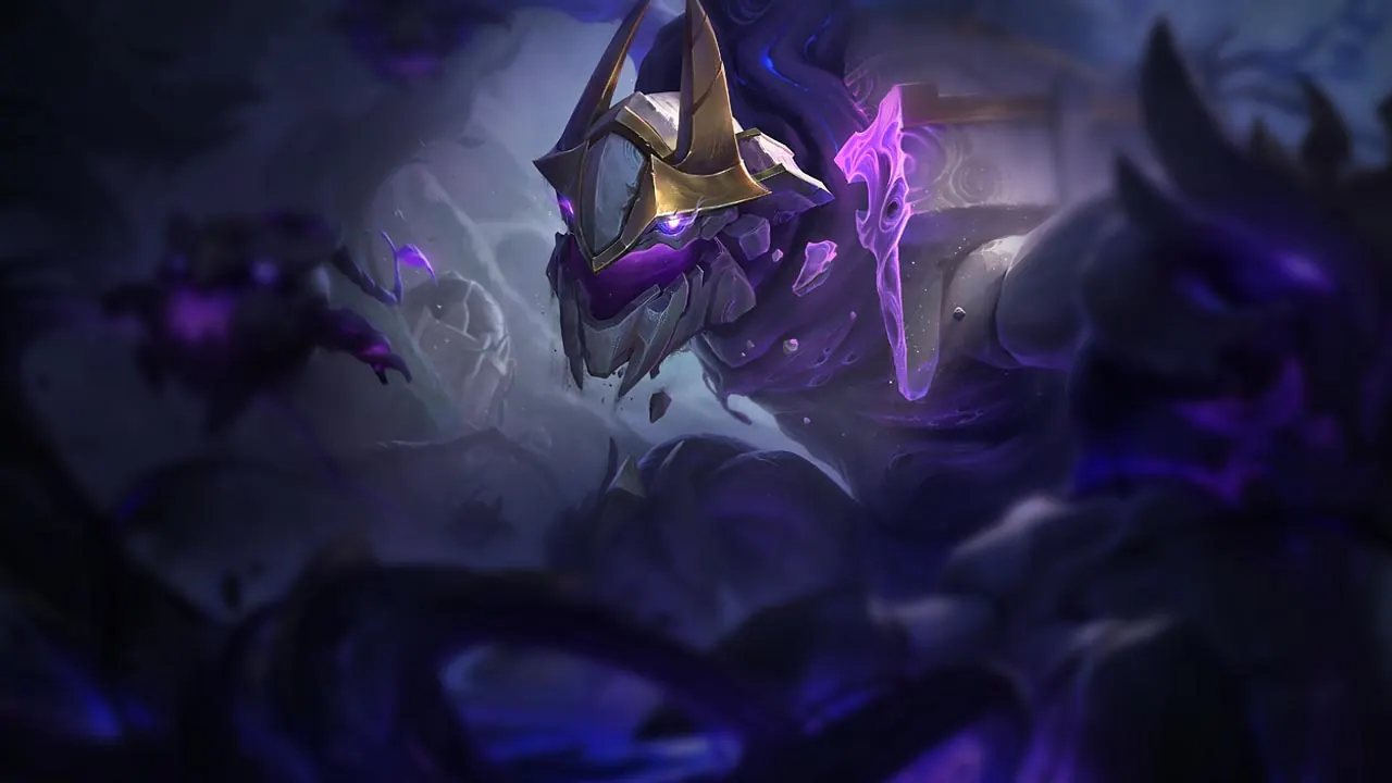 Corrupted Petricite Maokai splash art