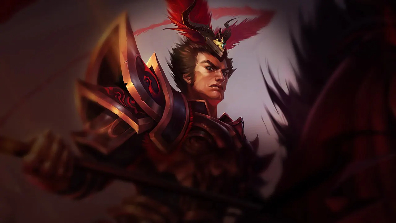 Warring Kingdoms Jarvan IV splash art