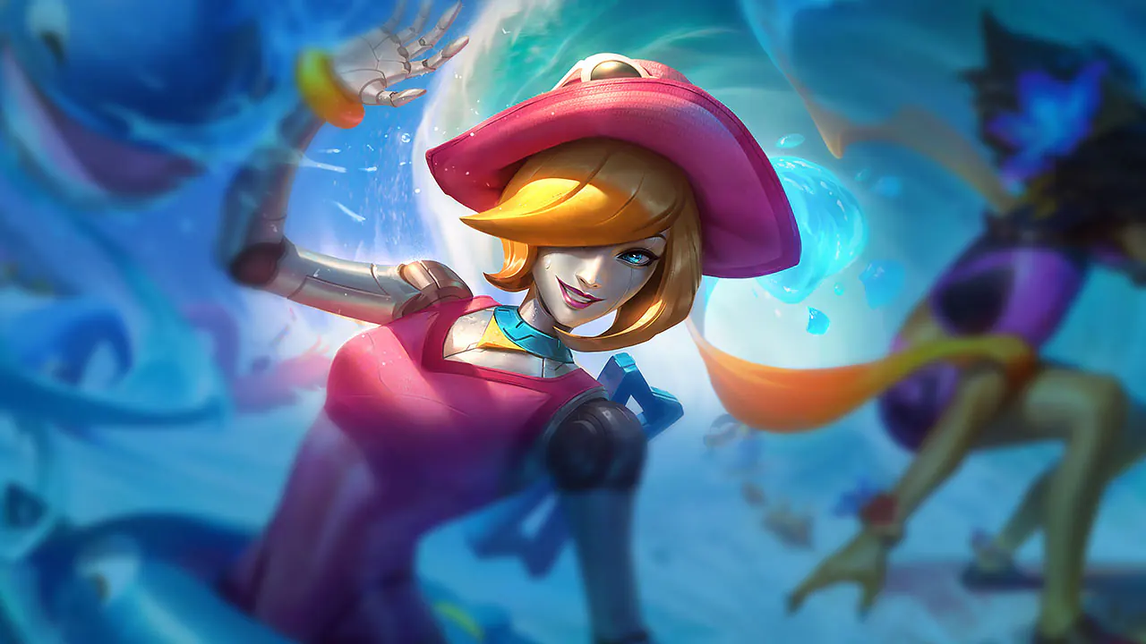 Pool Party Orianna splash art