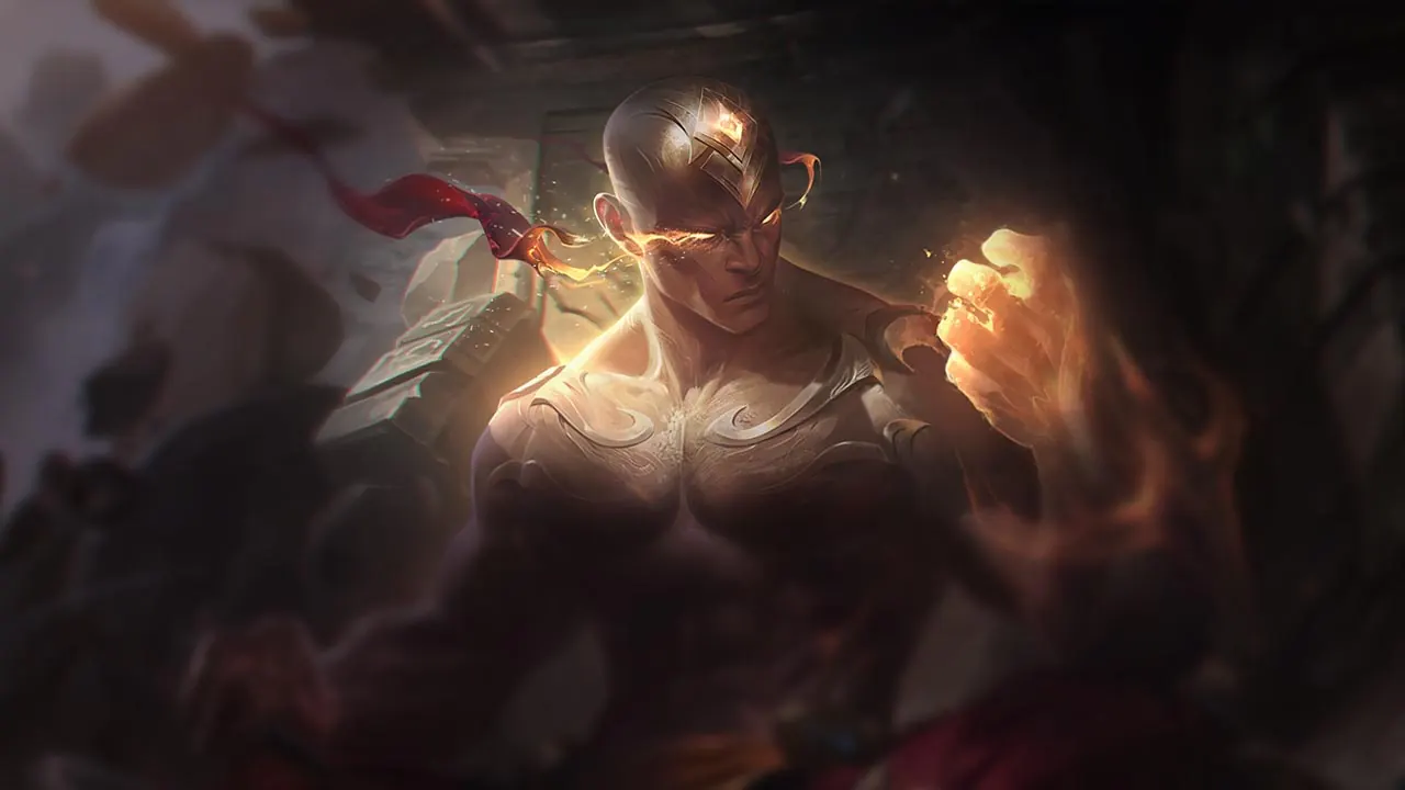God Fist Lee Sin splash art