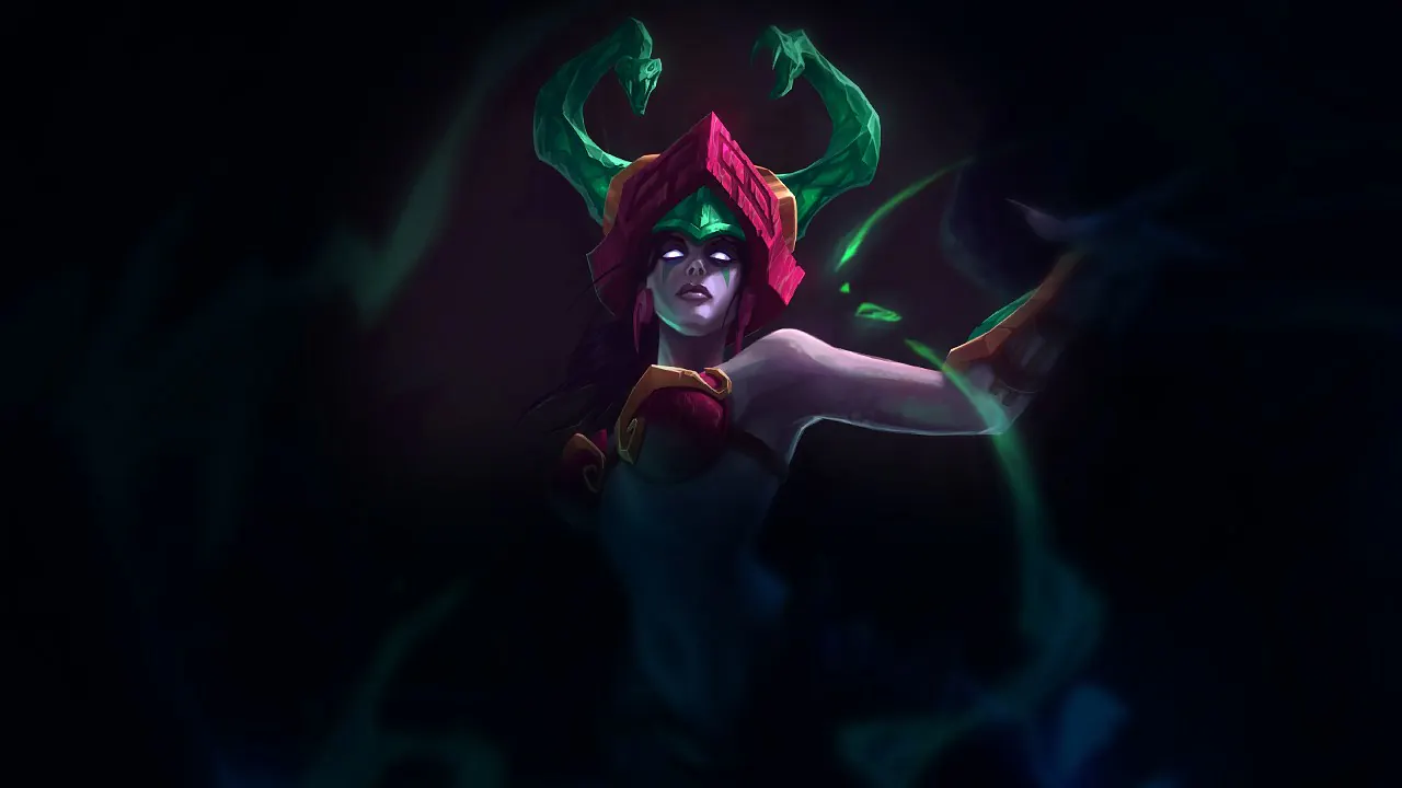 Jade Fang Cassiopeia splash art