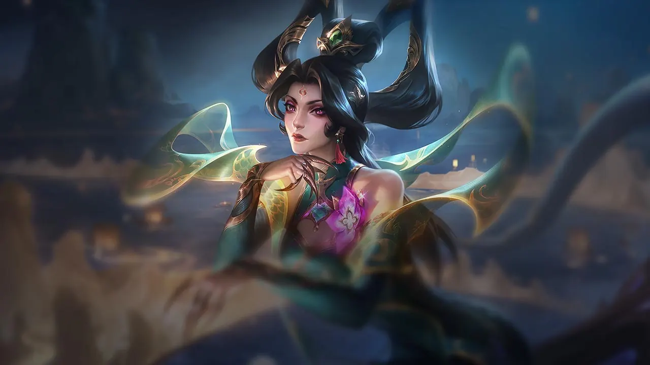 Prestige Mythmaker Cassiopeia splash art